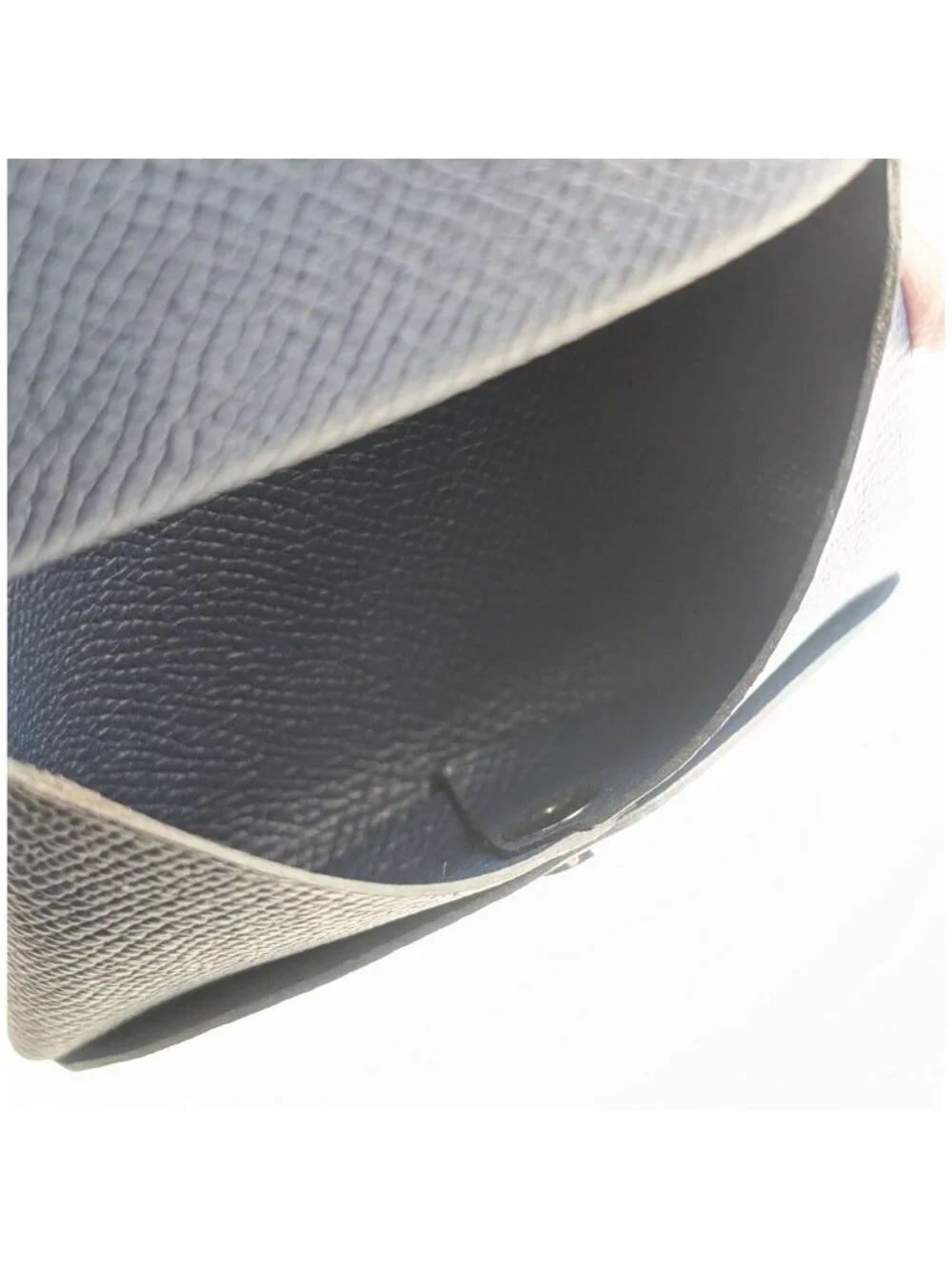 Hermes Calvi Duo Veau Epsom Navy Coin Case Business
